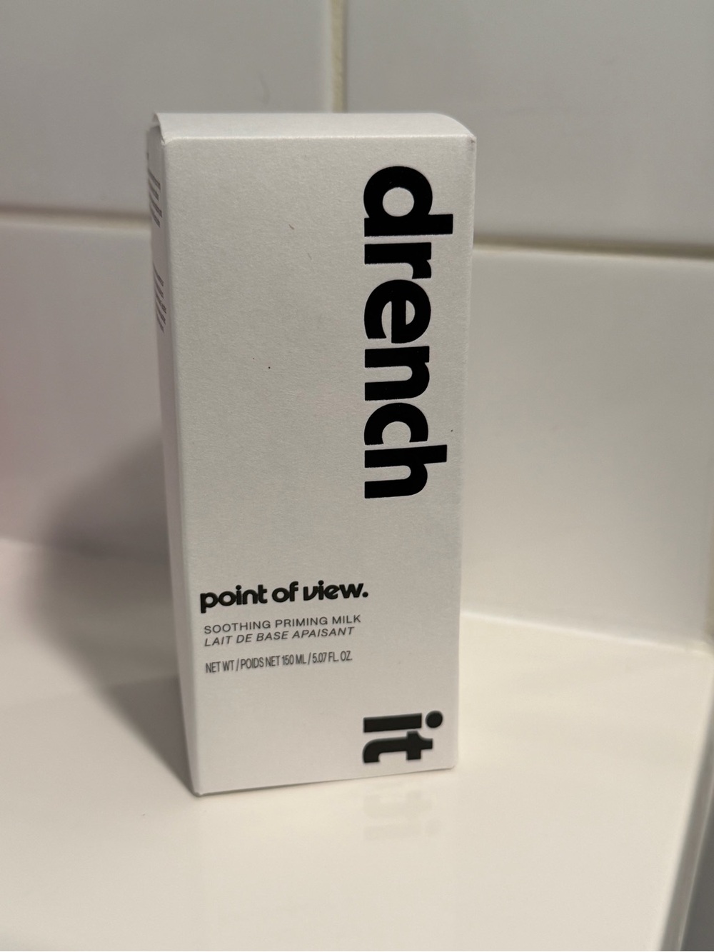 drench it Soothing Priming Milk - White & Black Packaging